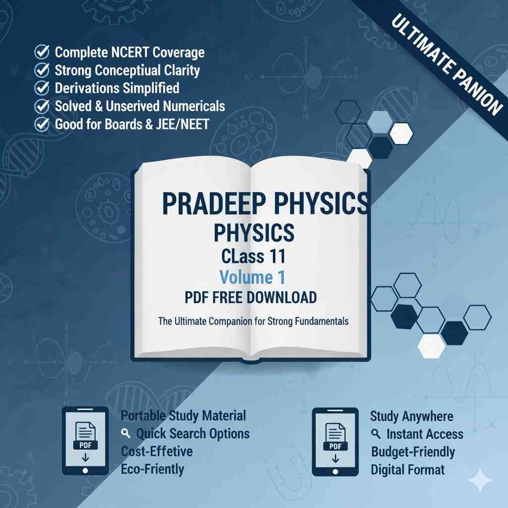 Pradeep Physics Class 11 Volume 1
