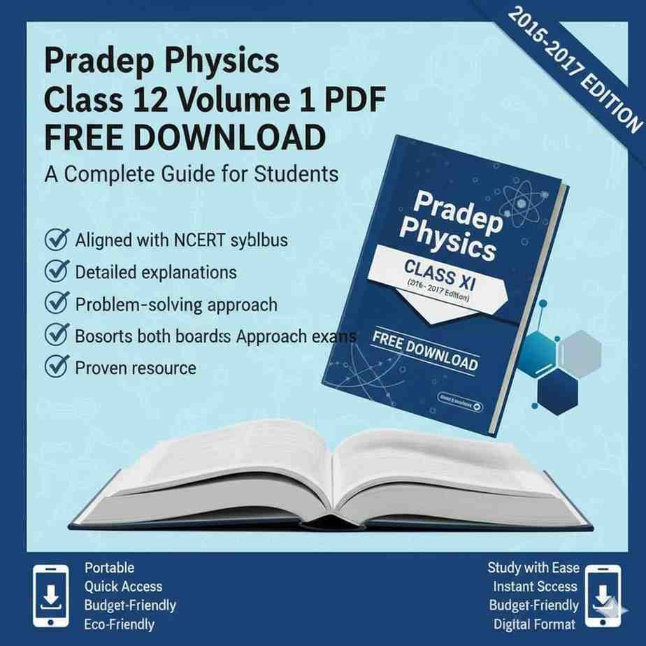 Pradeep Physics Class 12 Volume 1