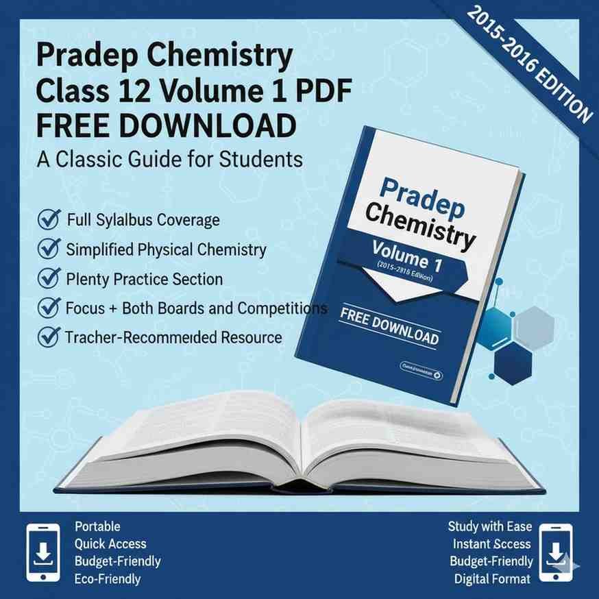 Pradeep Chemistry Class 12 Volume 1