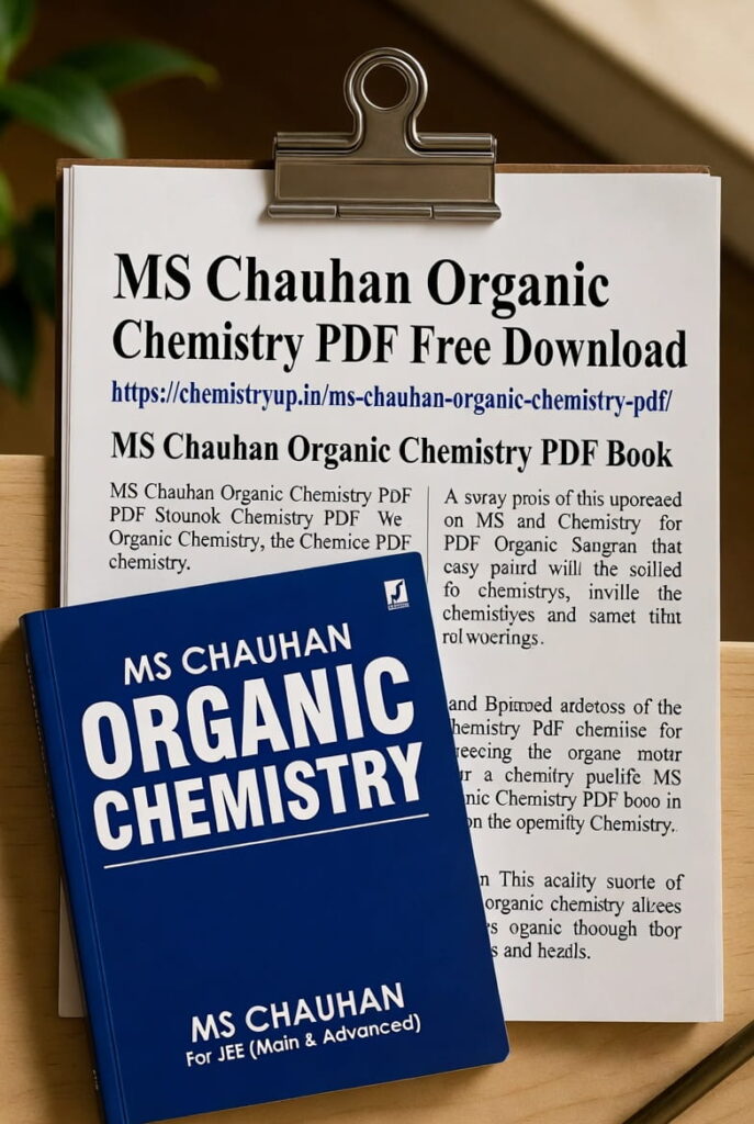 MS Chauhan Organic Chemistry book PDF